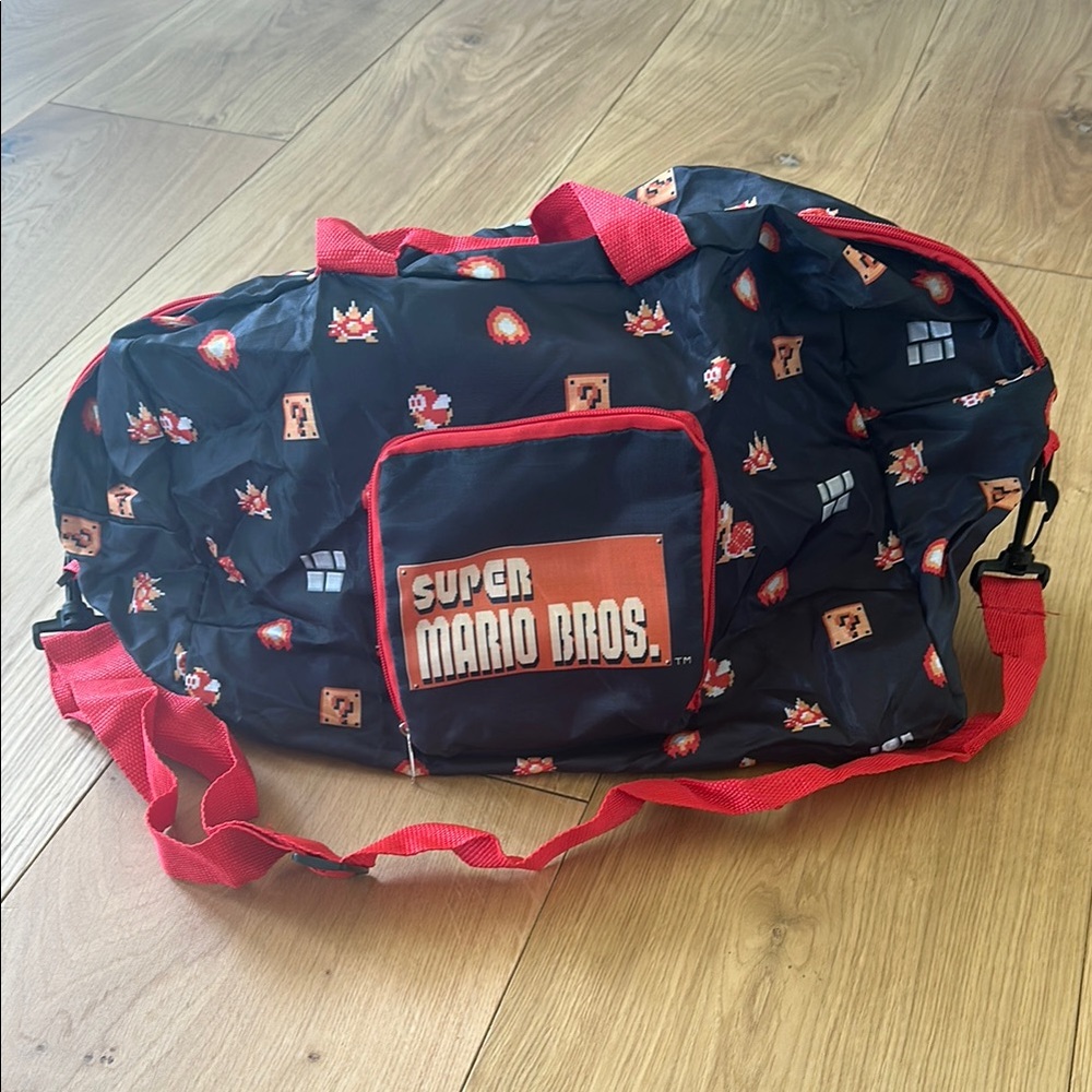 Nintendo Duffel Bag Super Mario Bros Design